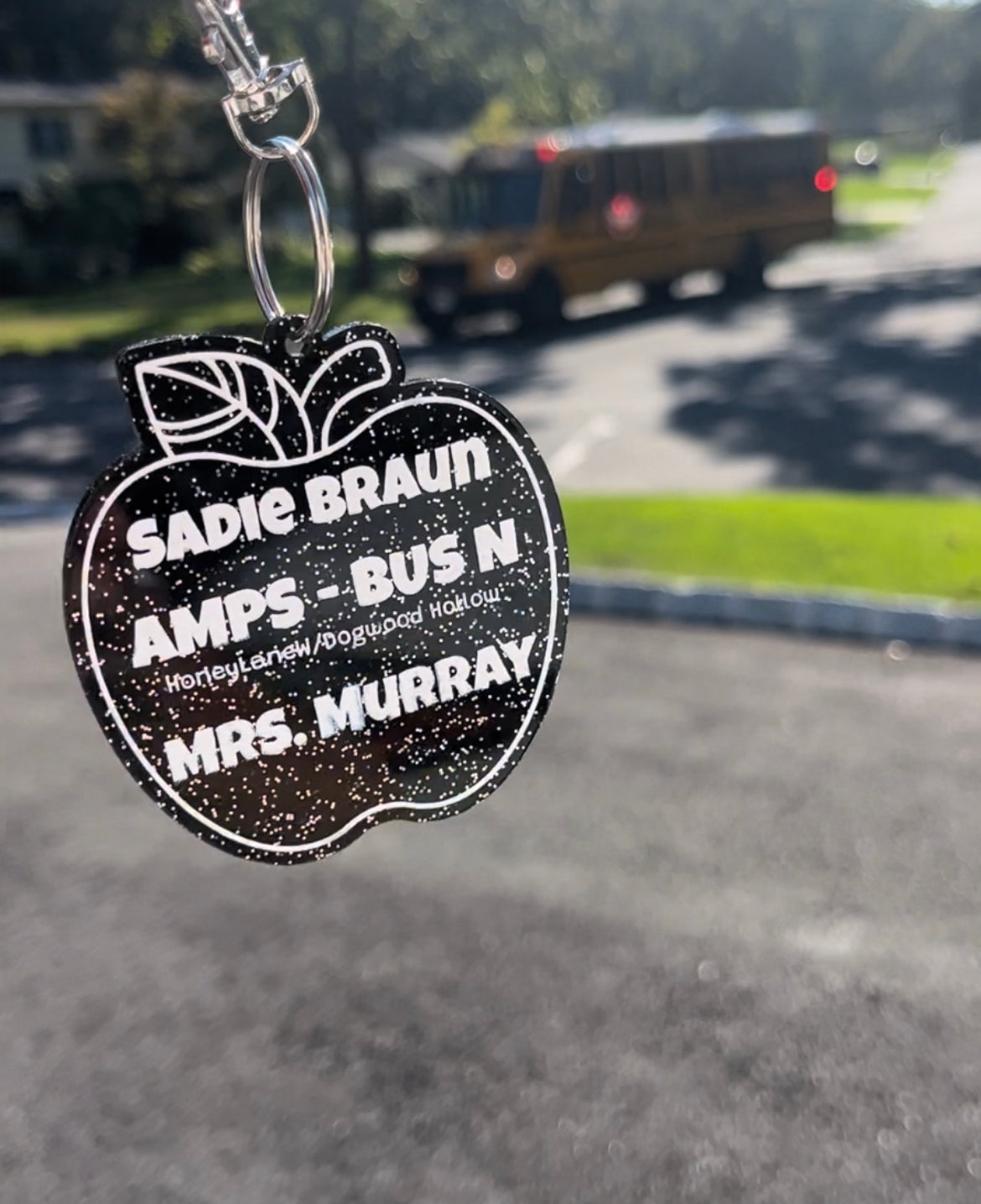 Acrylic Bus Tag