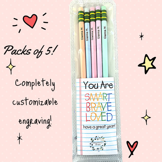 Personalized Engraved Name #2 Pencils