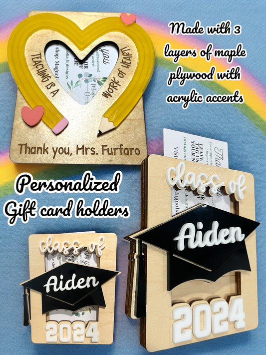 Gift card holders